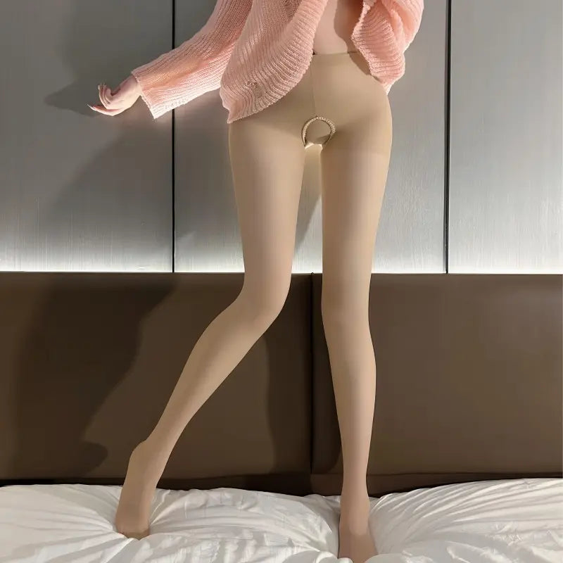 Open crotch stockings - Glam Intimates