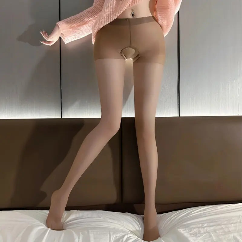 Open crotch stockings - Glam Intimates